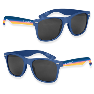 Camino Sunglasses with Sunset & Wave Gradient