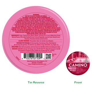 Camino Wild Cherry 'Excite' 5mg Gummies