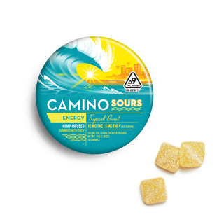 Camino Sours Tropical Burst 'Energy' -  10mg THC : 5mg THCv Gummies