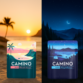 Camino Gummy Trial Pack: Bliss & Sleep 2-Packs of 2 Gummies