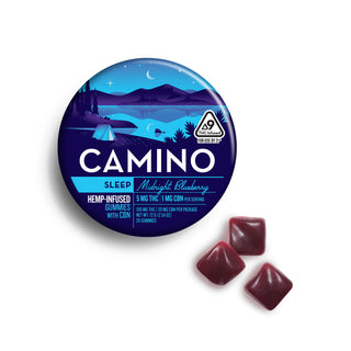 Camino Midnight Blueberry 'Sleep' 5mg : 1mg CBN Gummies