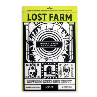 Lost Farm Velvet Coloring Poster